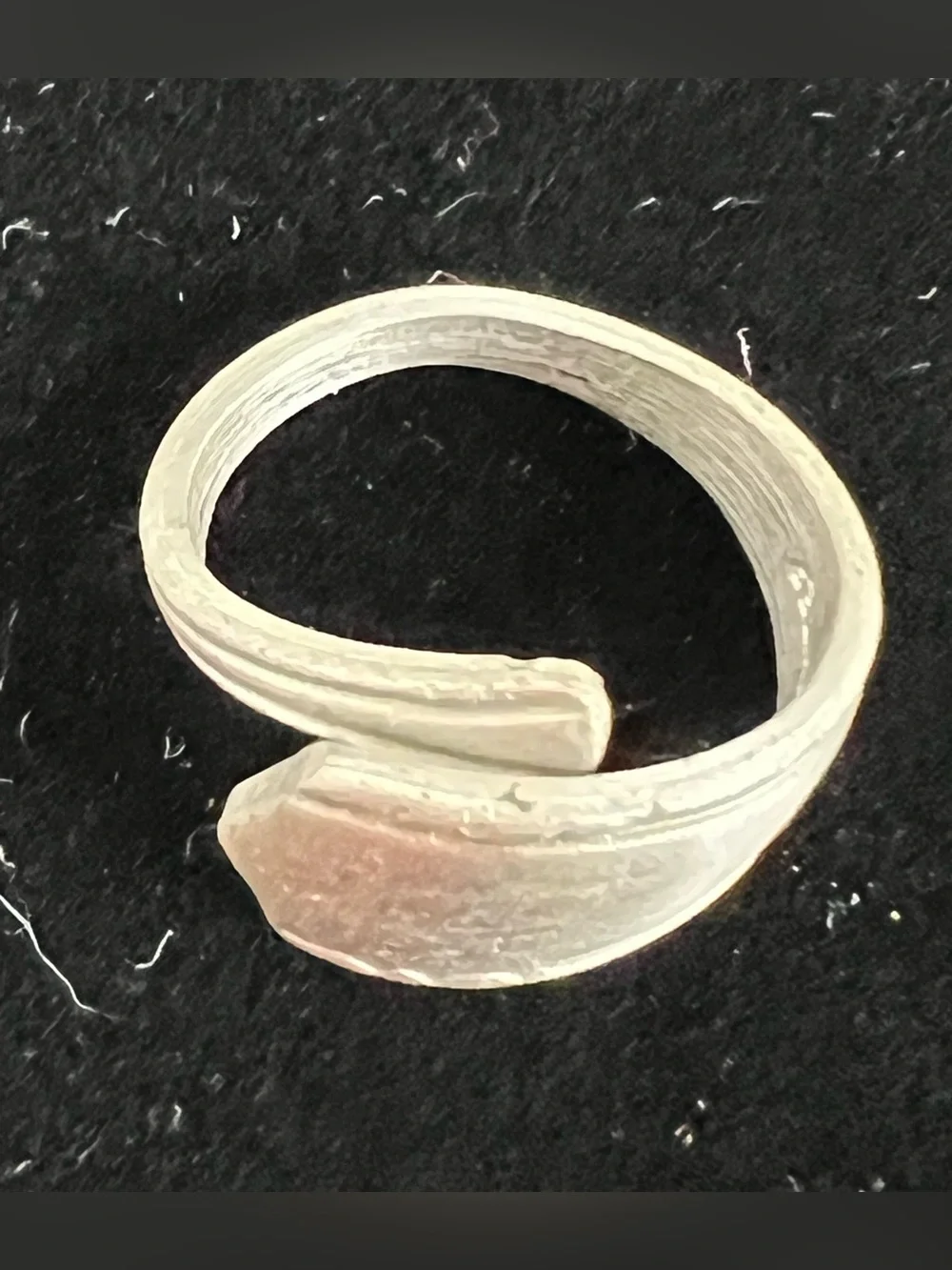 Vintage Pewter Spoon Ring